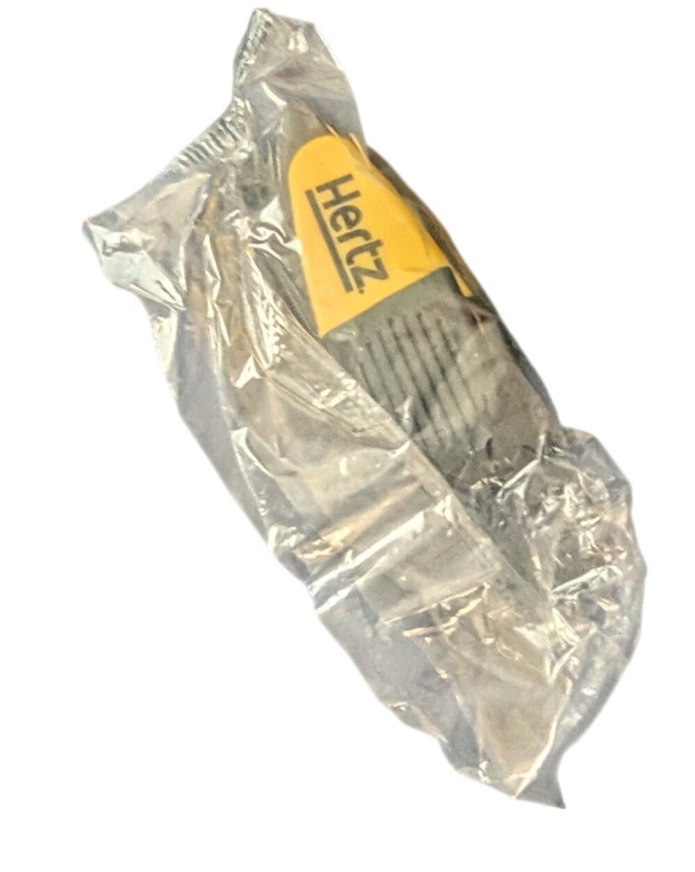 Black Yellow Hertz Car Vehicle Automobile Rental Company Brand Paper Clip Holder